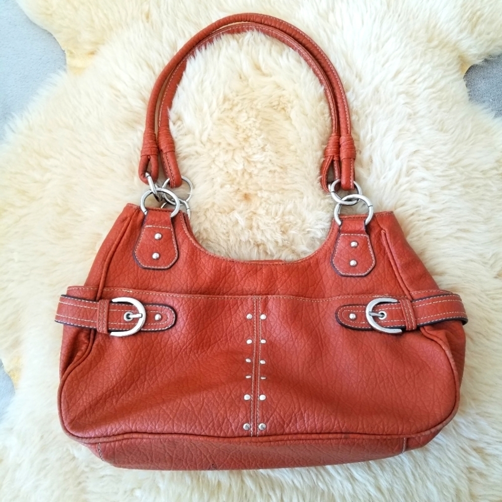 👠 Faux Leather Brown Slouchy Purse